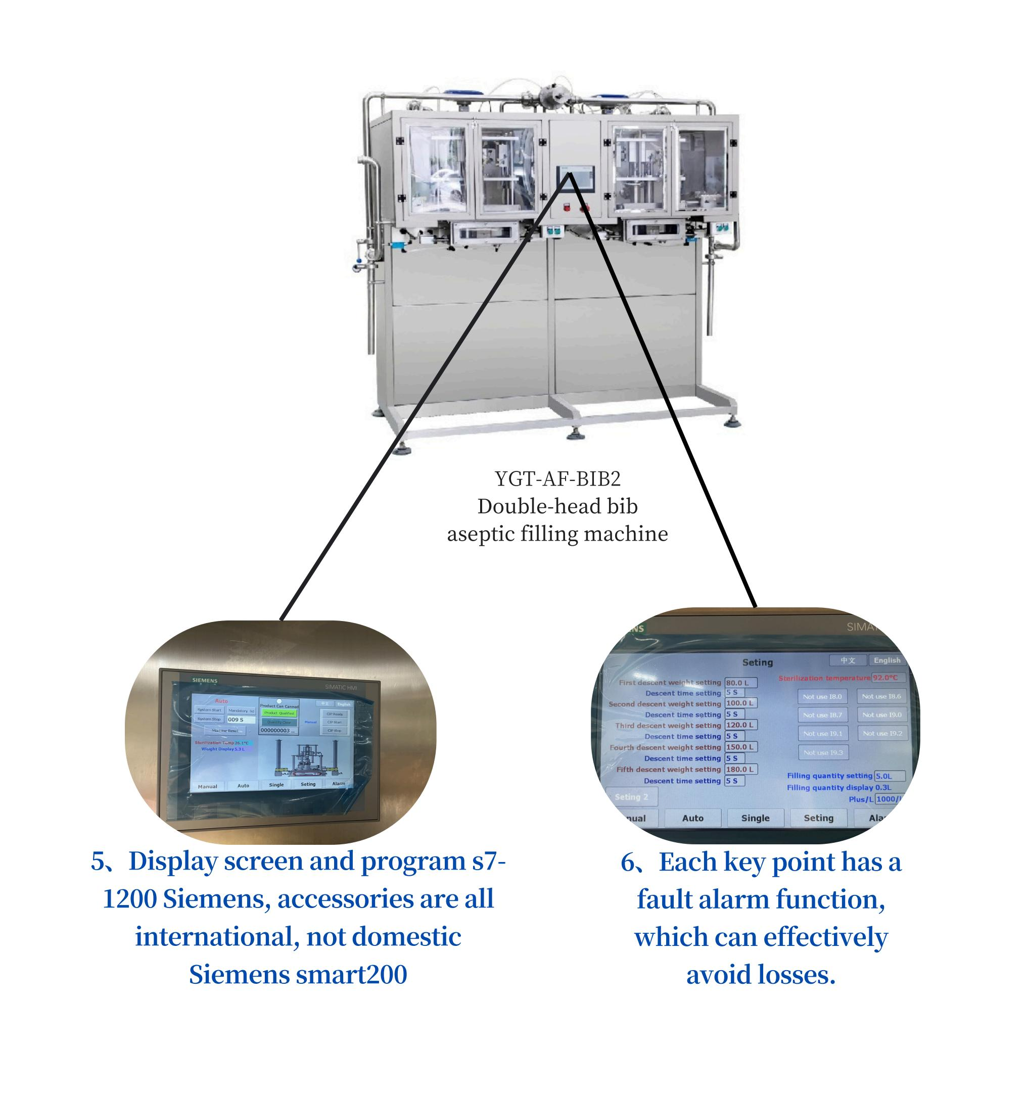 High-Precision Double-head BIB Aseptic Filler High-Precision Double-head BIB Aseptic Filler