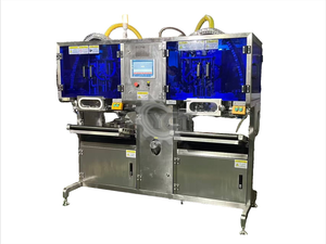 Double Head Bib Filling Machine Automatic for Pineapple Juice Paste 